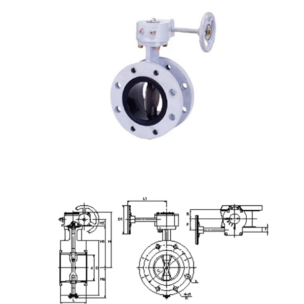 KITZ開滋10K杠桿式10FJUF蝶閥10FJUF-150A
