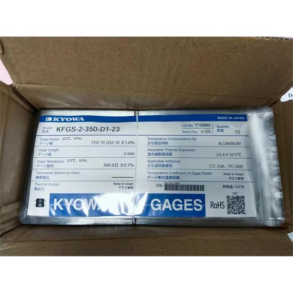 日本KYOWA應力測量應變片KFGS-5-500-C1-16 L15C3S