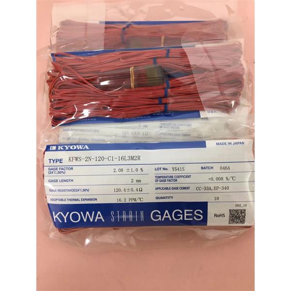 日本原裝進(jìn)口KYOWA應(yīng)變片KFGS-3-350-D16-23 L5M3S