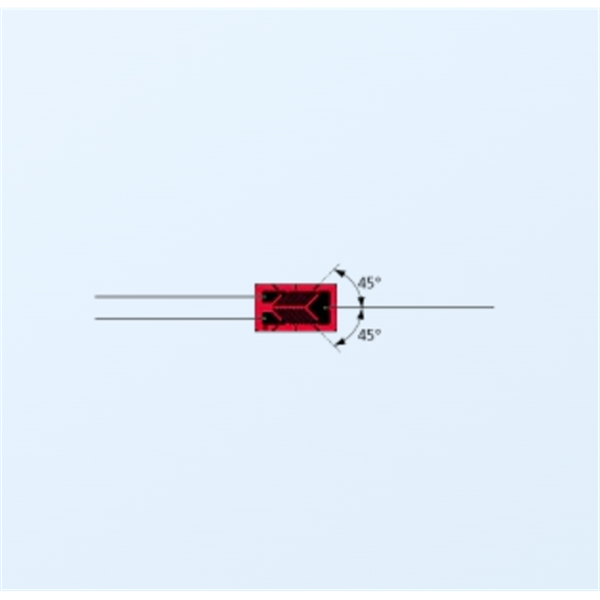 日本KYOWA共和通用箔式應(yīng)變片KFGS 350Ω3軸重疊配置KFGS-1-350-D17