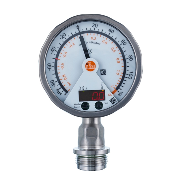 德國(guó)IFM易福門(mén)帶模擬顯示屏的齊平式壓力傳感器PG2430 PG-400-REB12-MFRKG/US/ /P