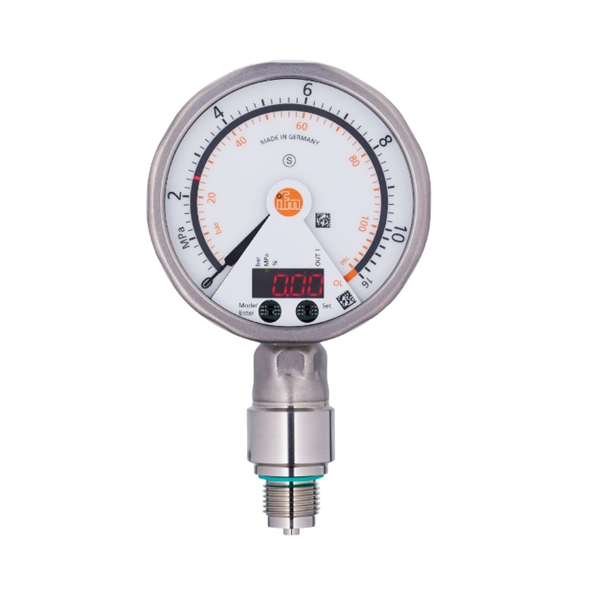 德國(guó)IFM易福門(mén)帶模擬顯示屏的齊平式壓力傳感器PG2430 PG-400-REB12-MFRKG/US/ /P