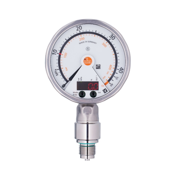 德國(guó)IFM易福門(mén)帶模擬顯示屏的齊平式壓力傳感器PG2430 PG-400-REB12-MFRKG/US/ /P