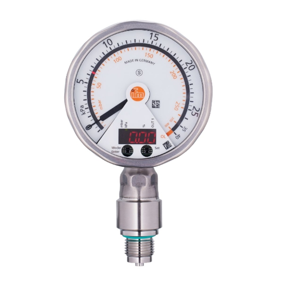德國(guó)IFM易福門(mén)帶模擬顯示屏的齊平式壓力傳感器PG2430 PG-400-REB12-MFRKG/US/ /P