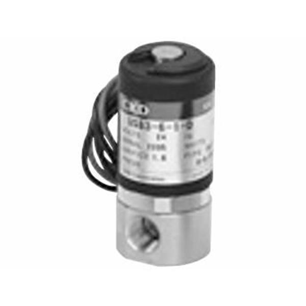 CKD喜開理多種流體小型直動式2通電磁閥USB3-6-1-E-DC12V